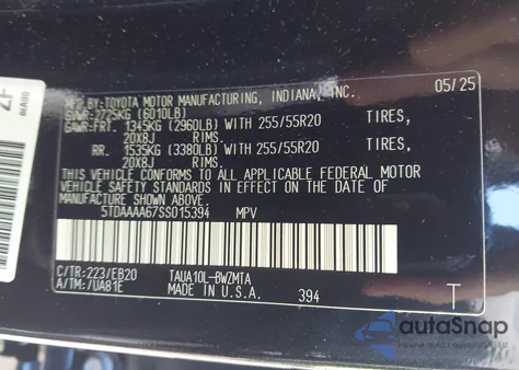 2025 Lexus Tx 350 Premium from USA, damaged, VIN 5TDAAAA67SS015394